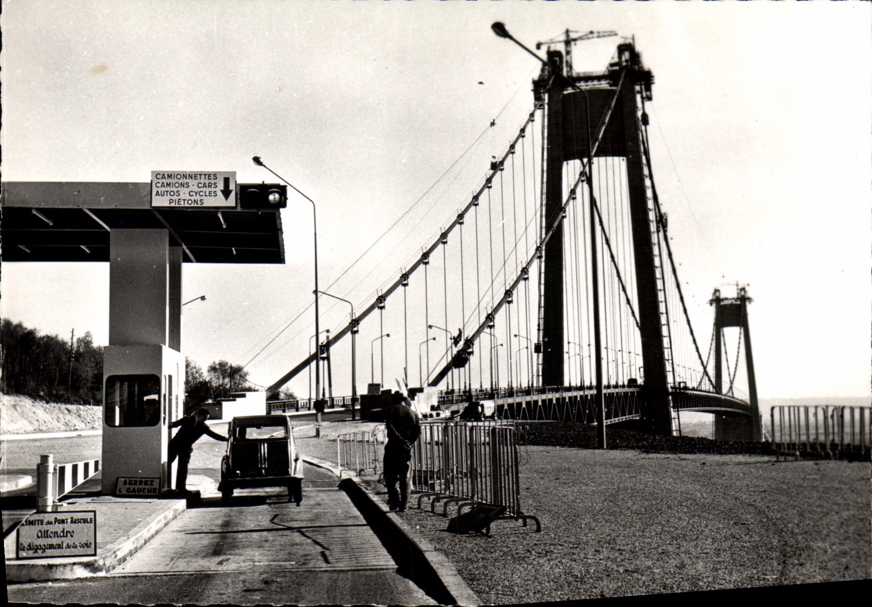 CPSM Tancarville pont