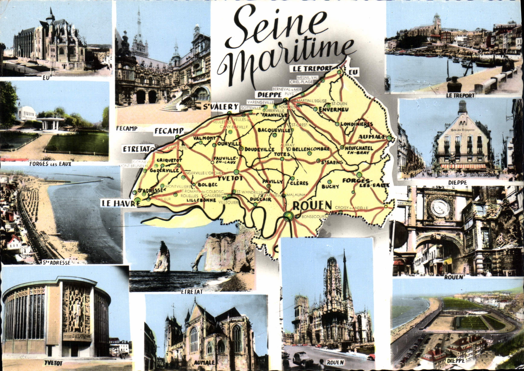 CPSM Seine Maritime rouen Sous Prefectures