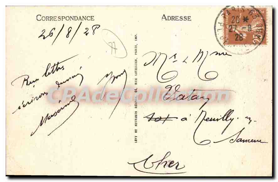 Coulommiers — Vista general, parte central — LL — Reverso