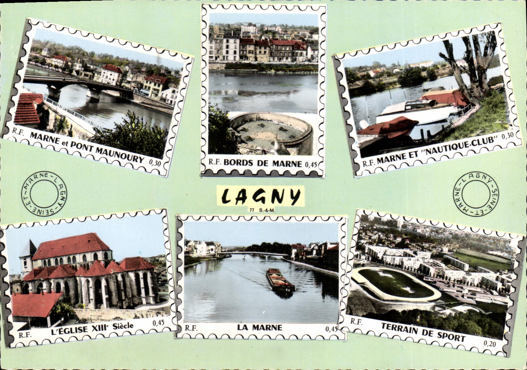 CPSM Lagny vues diverses