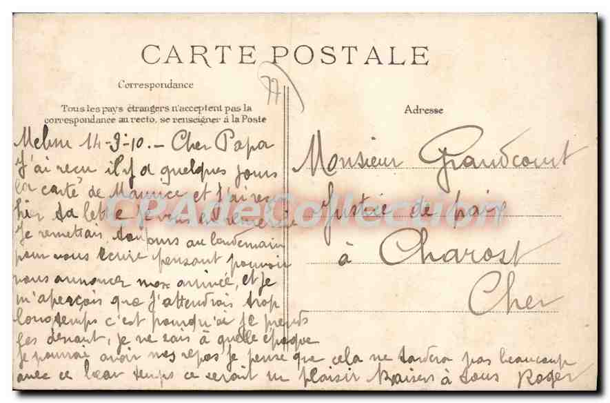 Melun — Vue générale — Éditeur inconnu, n° 851 — Reverso