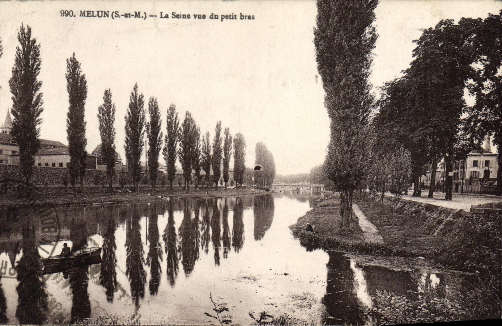 CPA Melun La Seine Vue Du Petit Bras