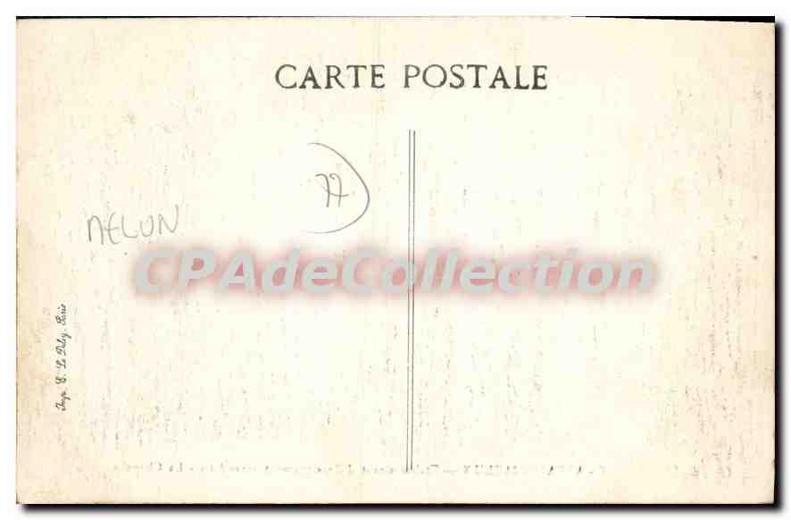 CPA Melun ecole SAINT-ASPAIS Etablissement enseignement secondaire la chapelle — Rückseite