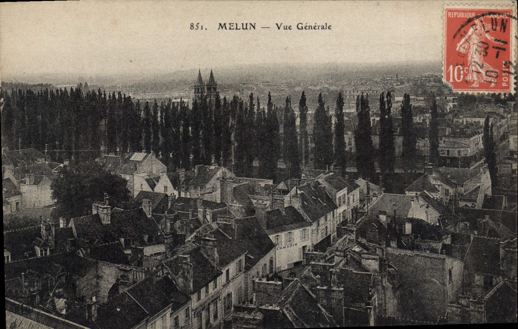 CPA Melun Vue Generale