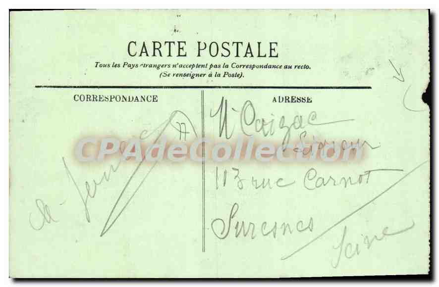 CPA Melun La Tour Saint Barthelemy — Rückseite