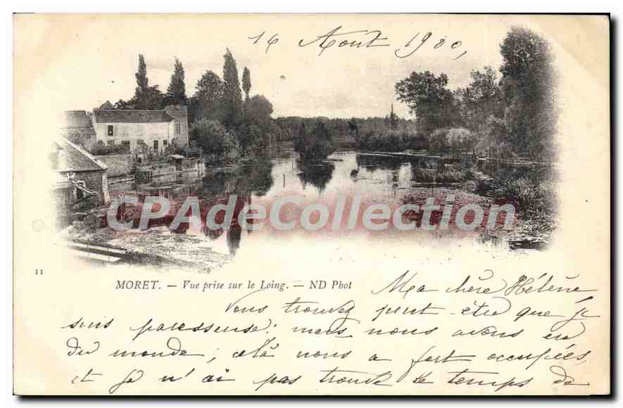 Moret — Vue prise sur le Loing — ND Phot
