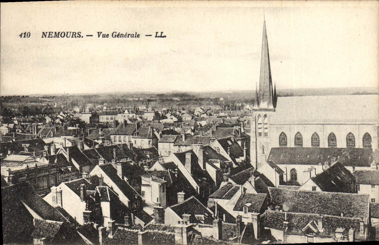 CPA Nemours Vue Generale