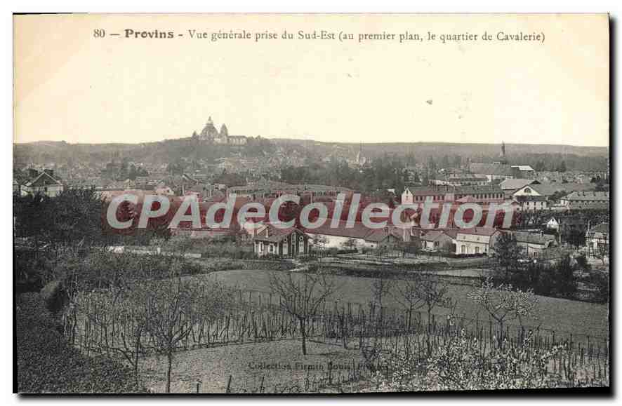 CPA Provins Vue Generale Prise Du Sud Est quartier de cavalerie