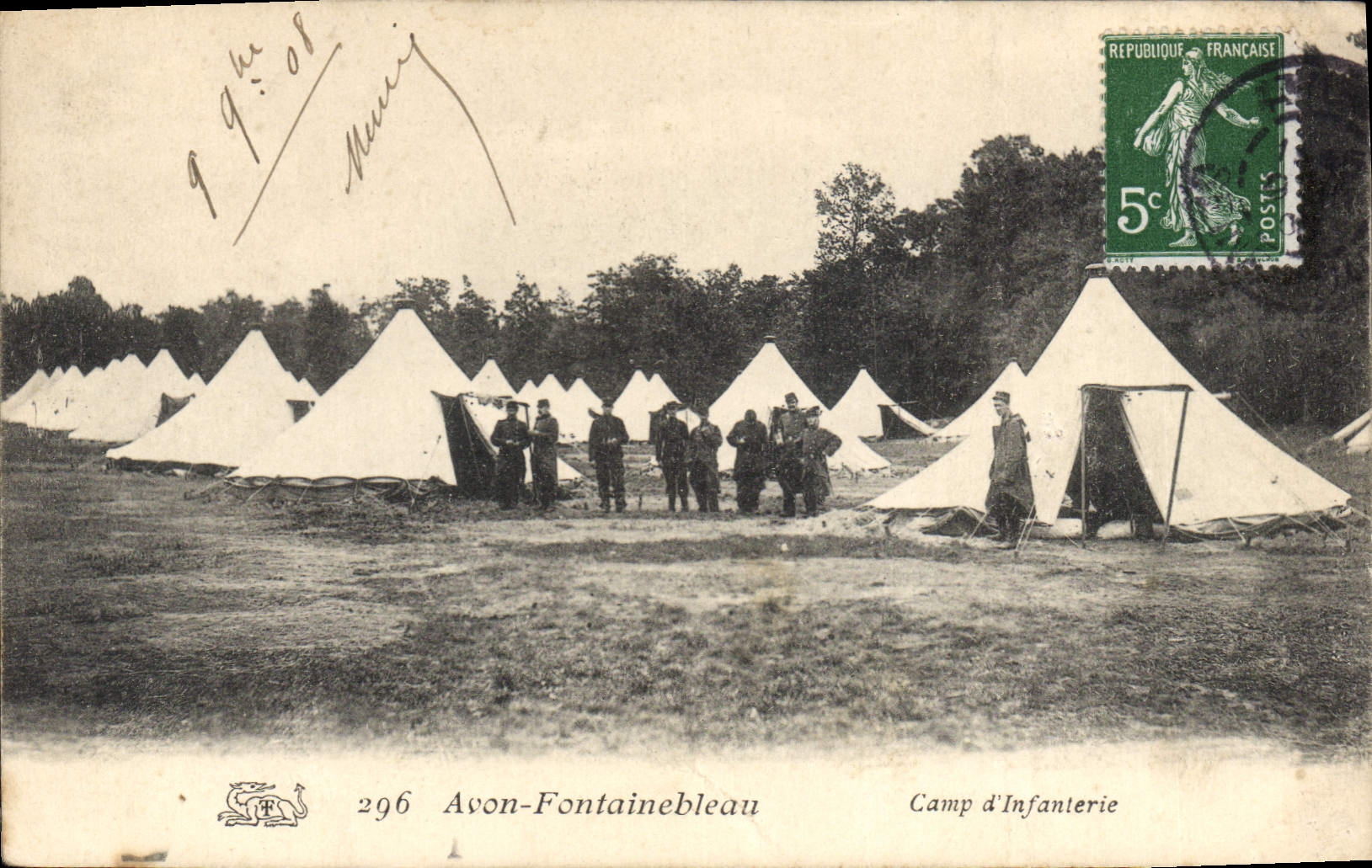 Avon-Fontainebleau — Campamento de infantería — editor CPAP 296