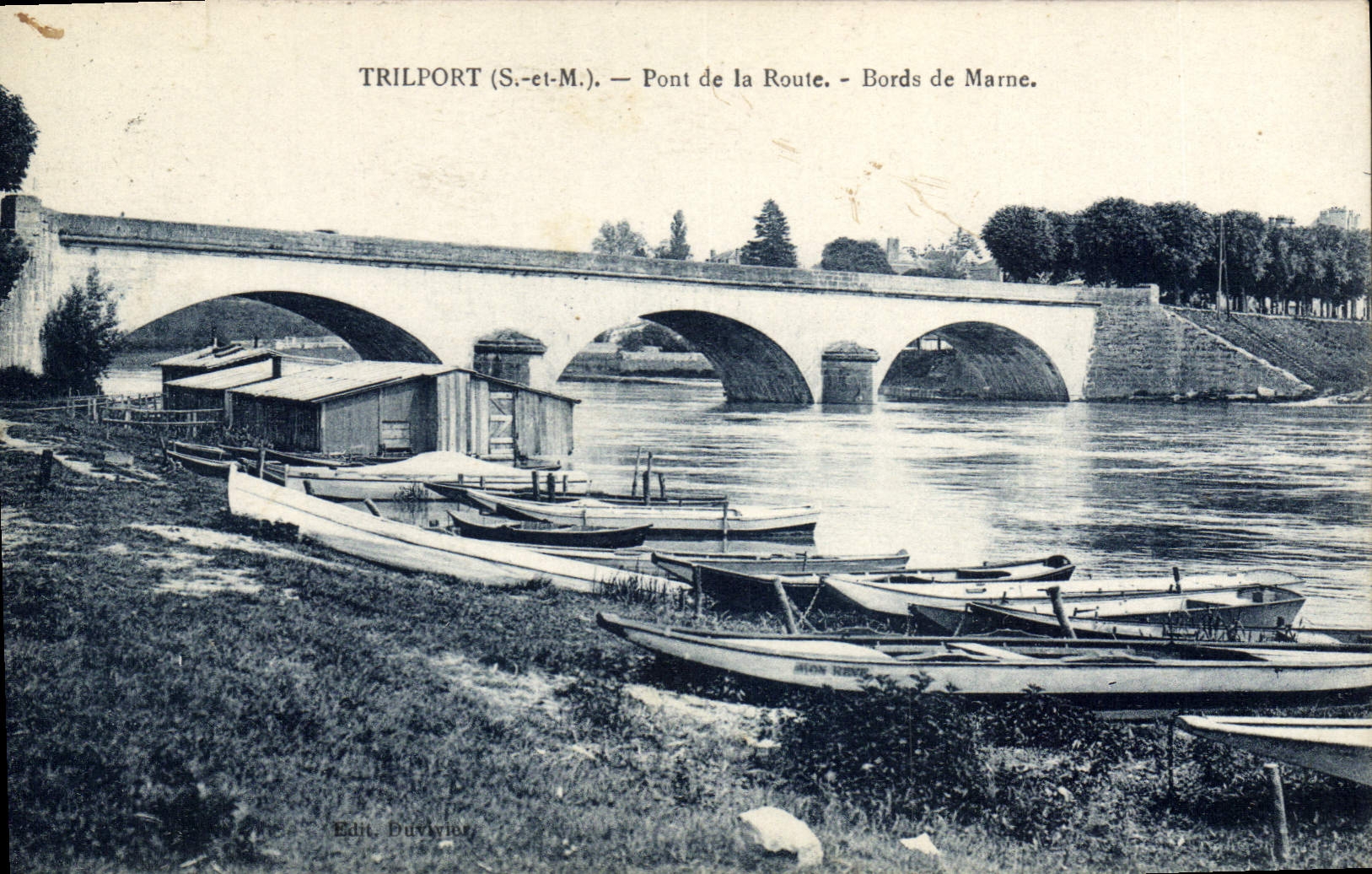 CPA Trilport Pont De La Route Bords De Marne