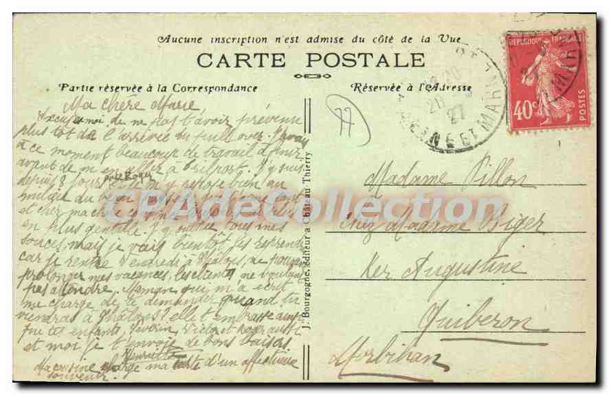 CPA Trilport Pont De La Route Bords De Marne — Rückseite