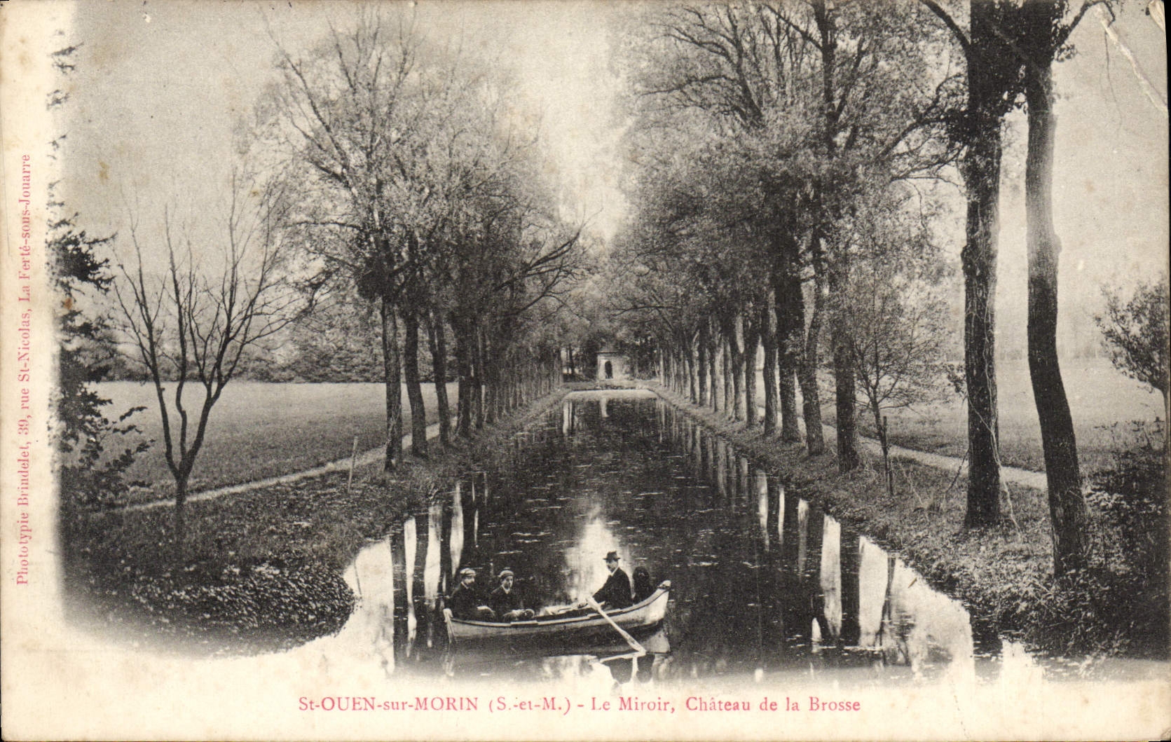 St-Ouen-sur-Morin (S.-et-M.) — Le Miroir, Château de la Brosse — Phototypie Brinlade, La Ferté-sous-Jouarre