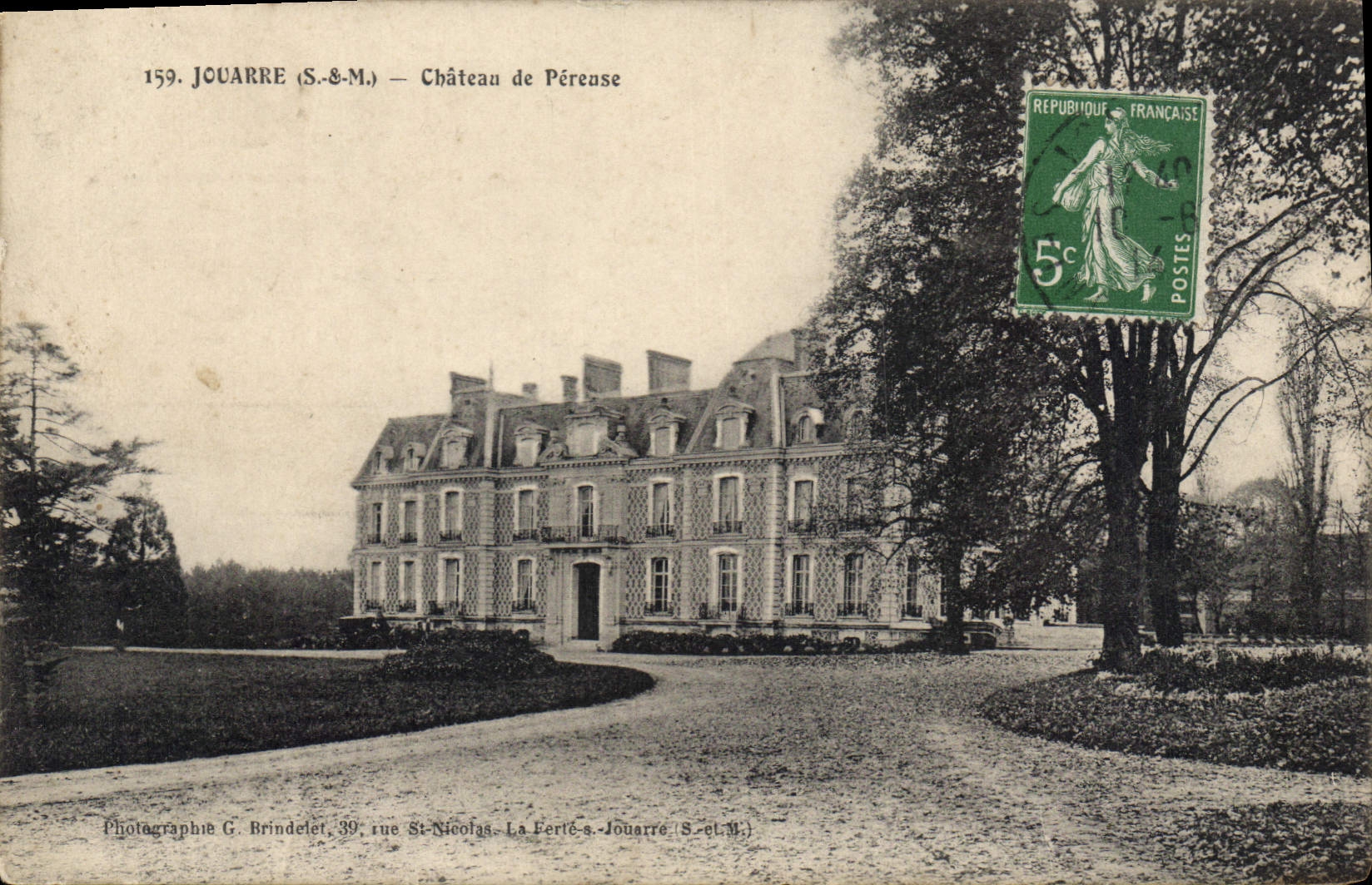CPA Jouarre Chateau De Pereuse