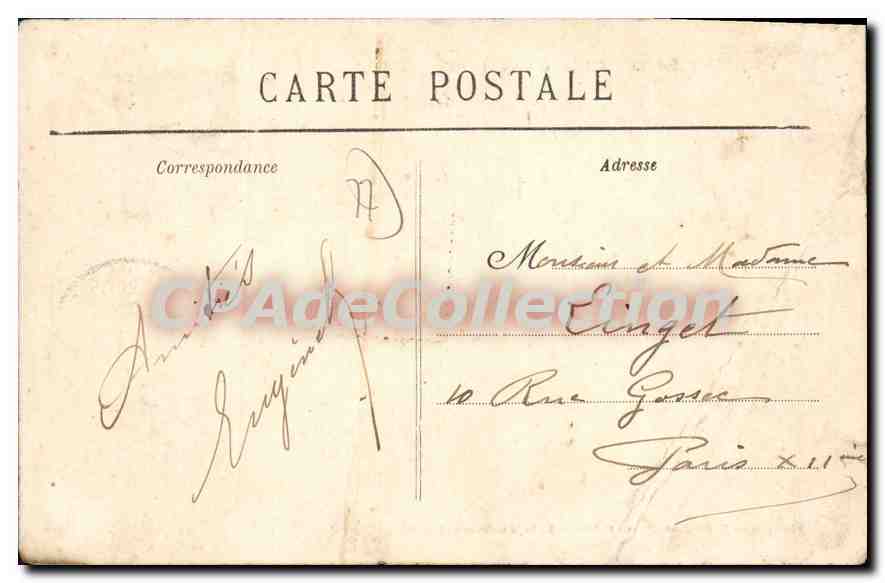 CPA Jouarre Chateau De Pereuse — Rückseite