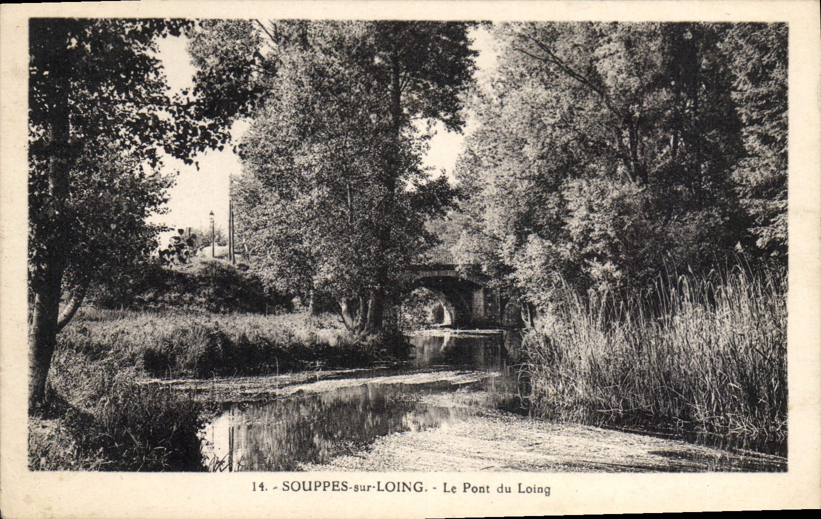 CPA Souppes Sur Loing Le Pont Du Loing