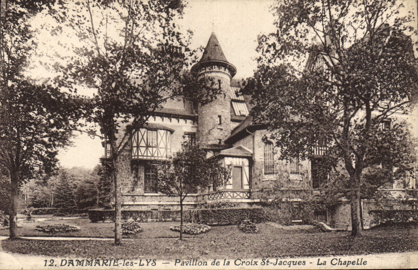 CPA Dammarie Les Lys Pavillon De La Croix St Jacques