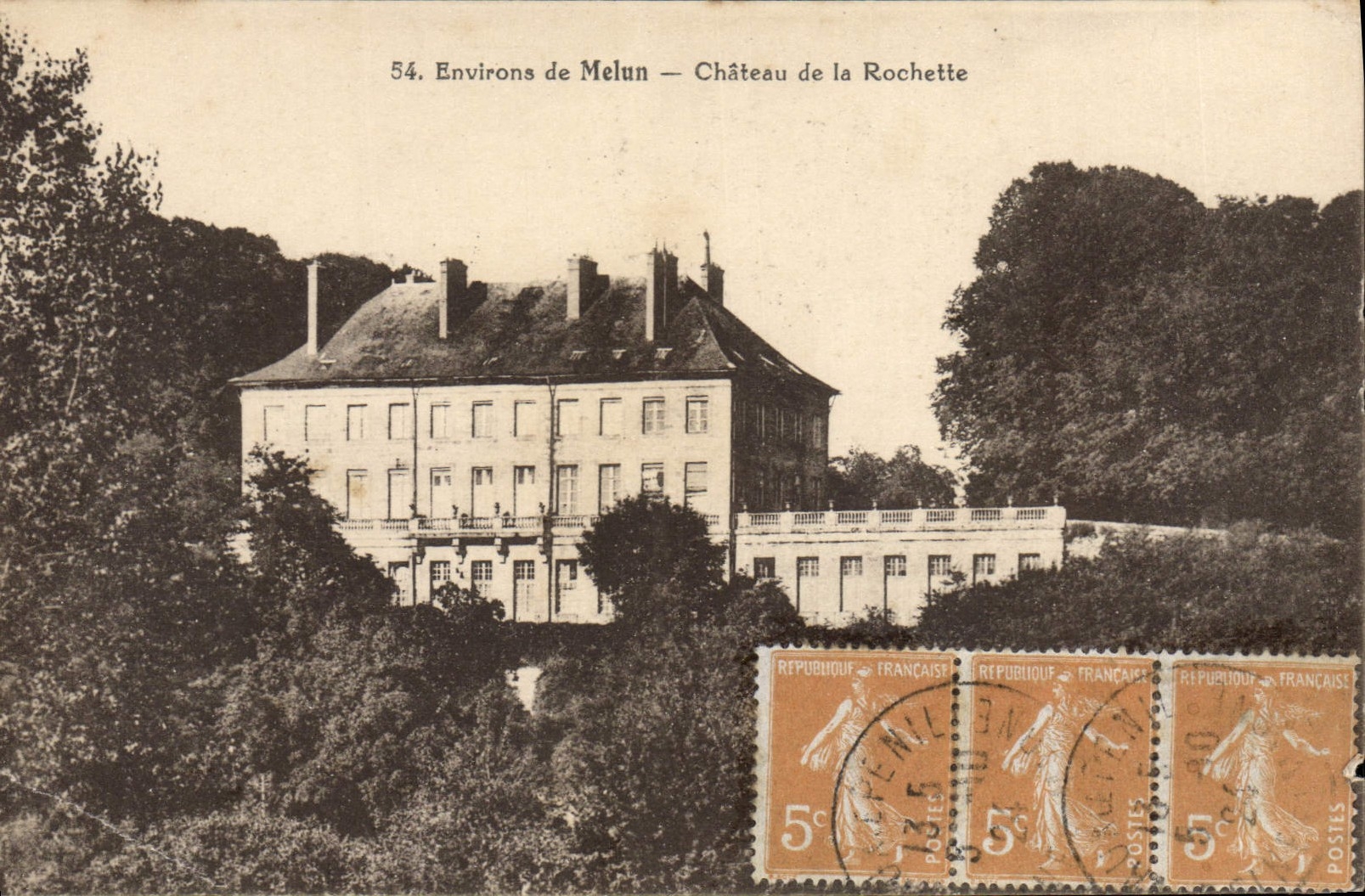 CPA Melun Chateau De La Rochette