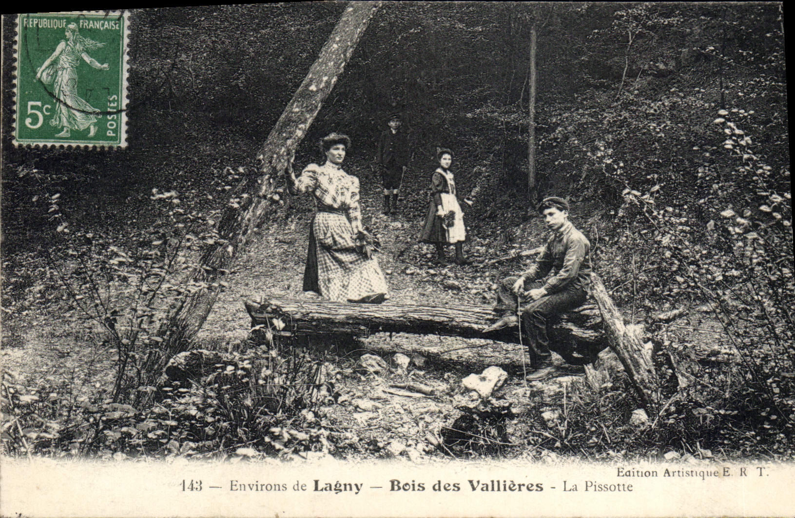 Environs de Lagny — Bois des Vallières — La Pissotte — Édition Artistique E R T.