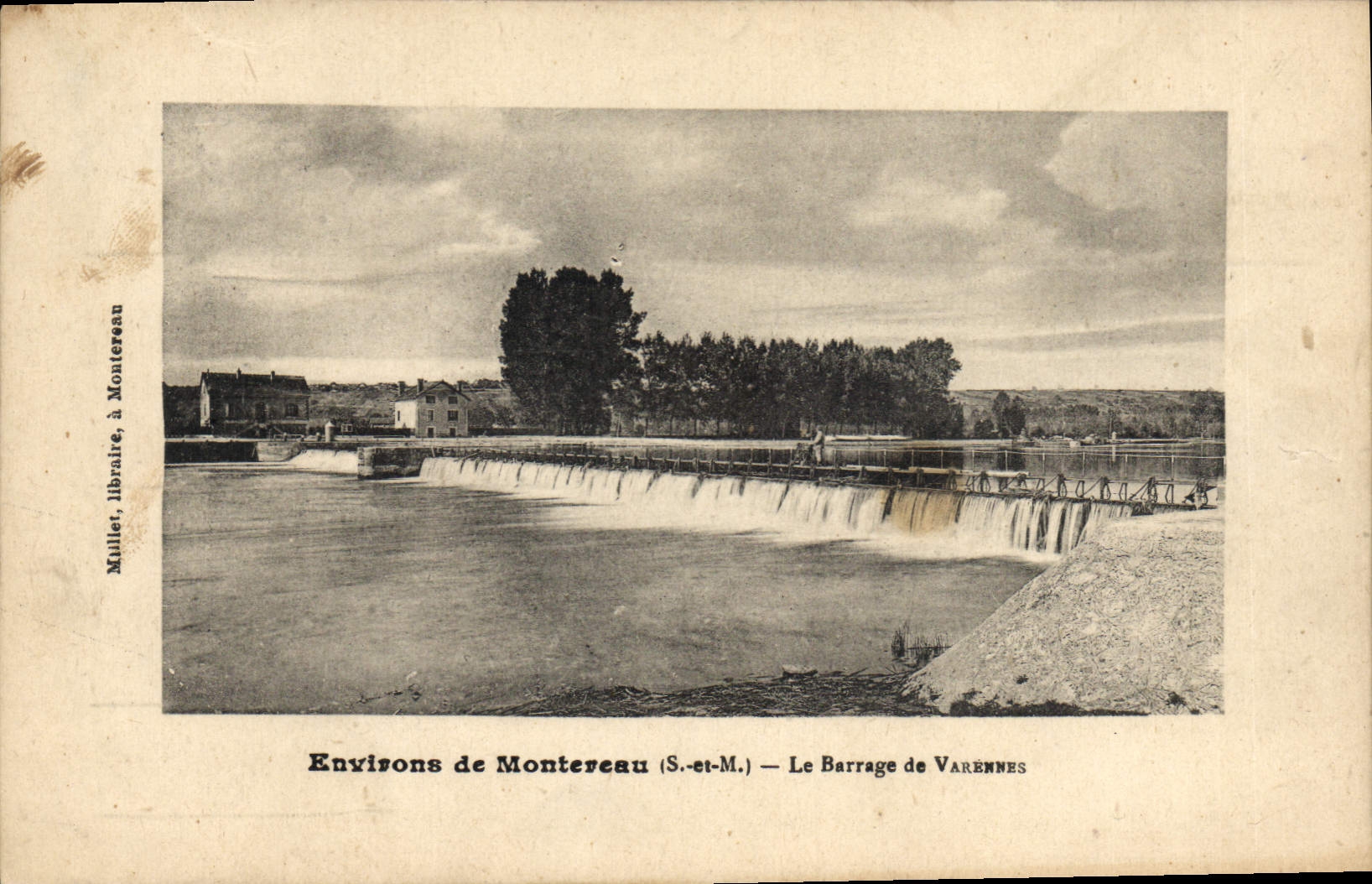 Environs de Montereau (S.-et-M.) — Le Barrage de Varennes