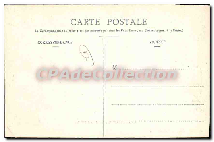 CPA Champeaux Interieur De I'Eglise — Verso