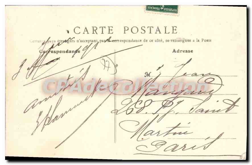 CPA Chelles Les Bords Du Canal Et Le Pont — Rückseite