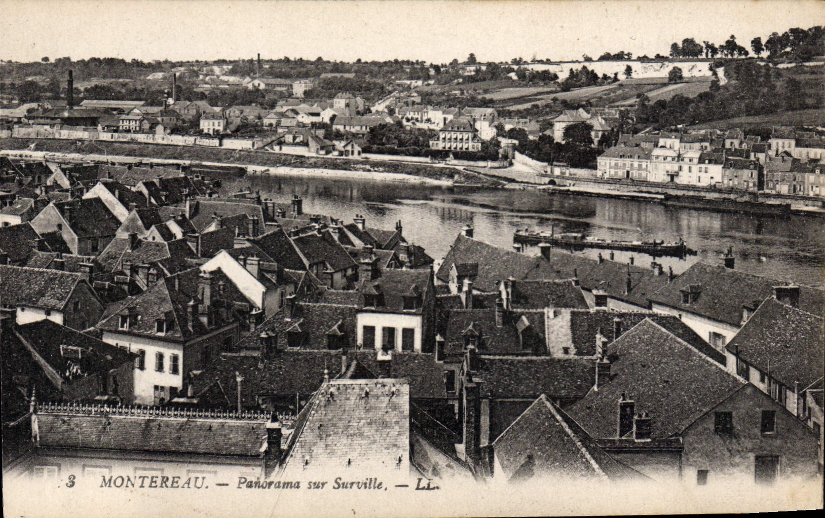 Montereau — Panorama su Surville — LL