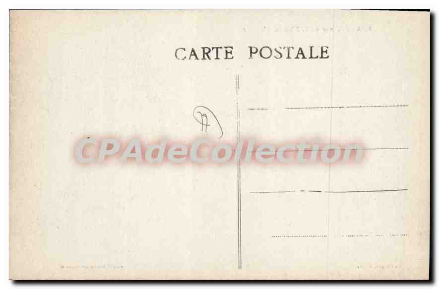 CPA Nanteau Sur Essonne L'Eglise — Rückseite