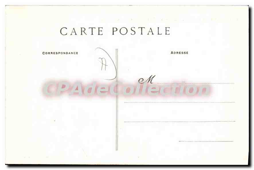 CPA Chateau De Chevry Pres Lorrez Le Bocage — Verso