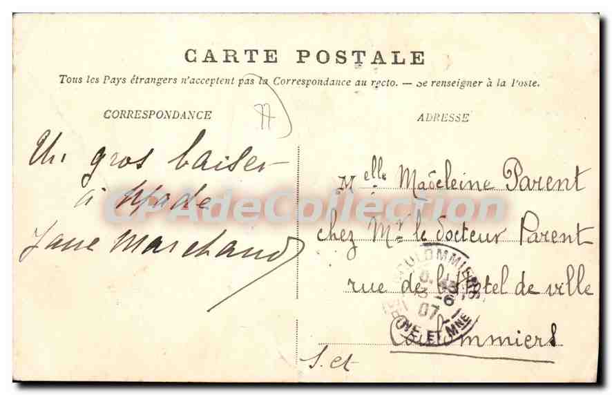 Château de la Roche — Verdelt — G. Dart, Phot.-Edit., Montmirail — Verso