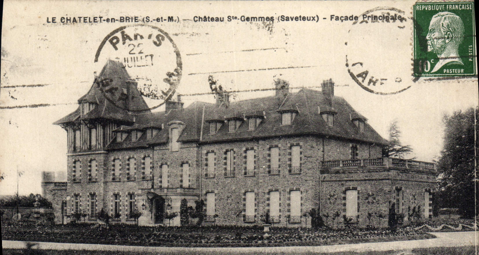 CPA Le Chatelet En Brie Chateau Ste Gemmes Saveteux