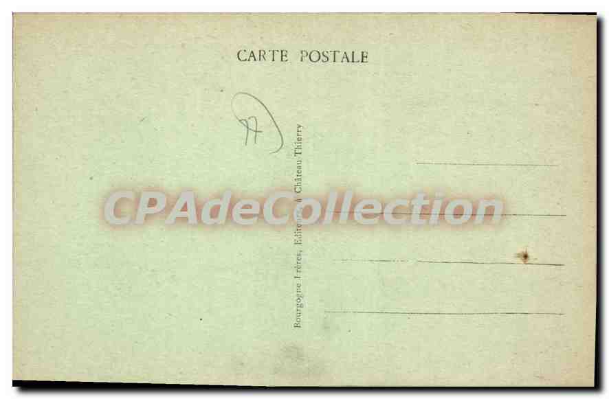 La Ferté-sous-Jouarre — Castillo de la Isla — Editor Angoulvent — Reverso