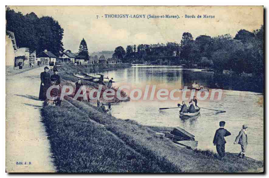 Thorigny-Lagny (Seine-et-Marne) — Bords de Marne — Edit. J. B.