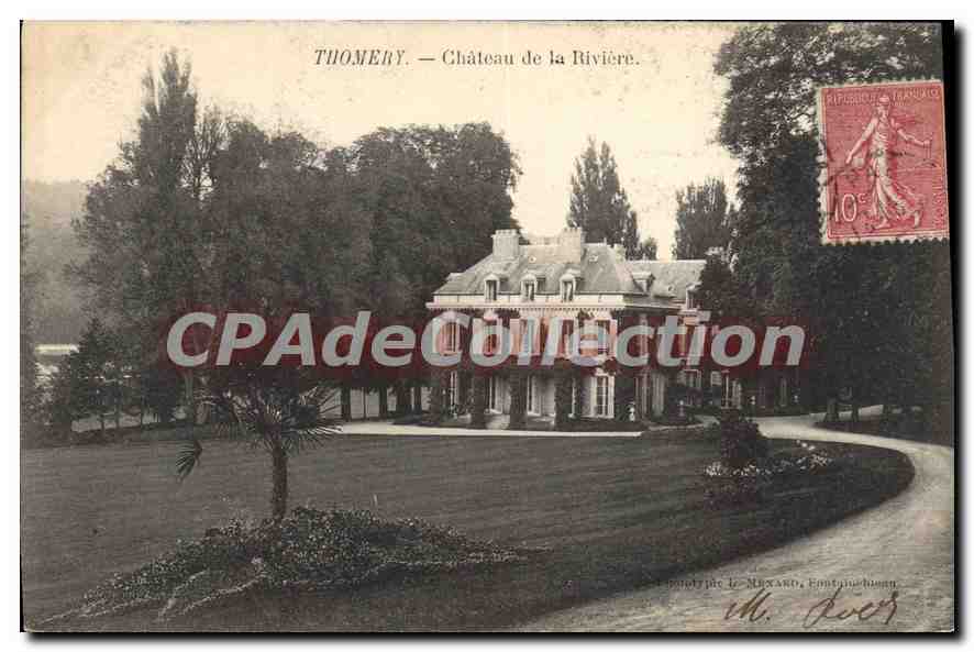 Thomery — Château de la Rivière — Éditeur Le Mexardo, Fontainebleau