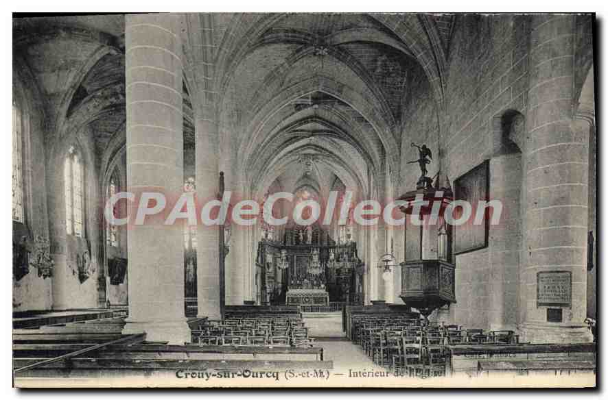 Creuzy-sur-Duercq (S.-et-M.) — Intérieur de l'église