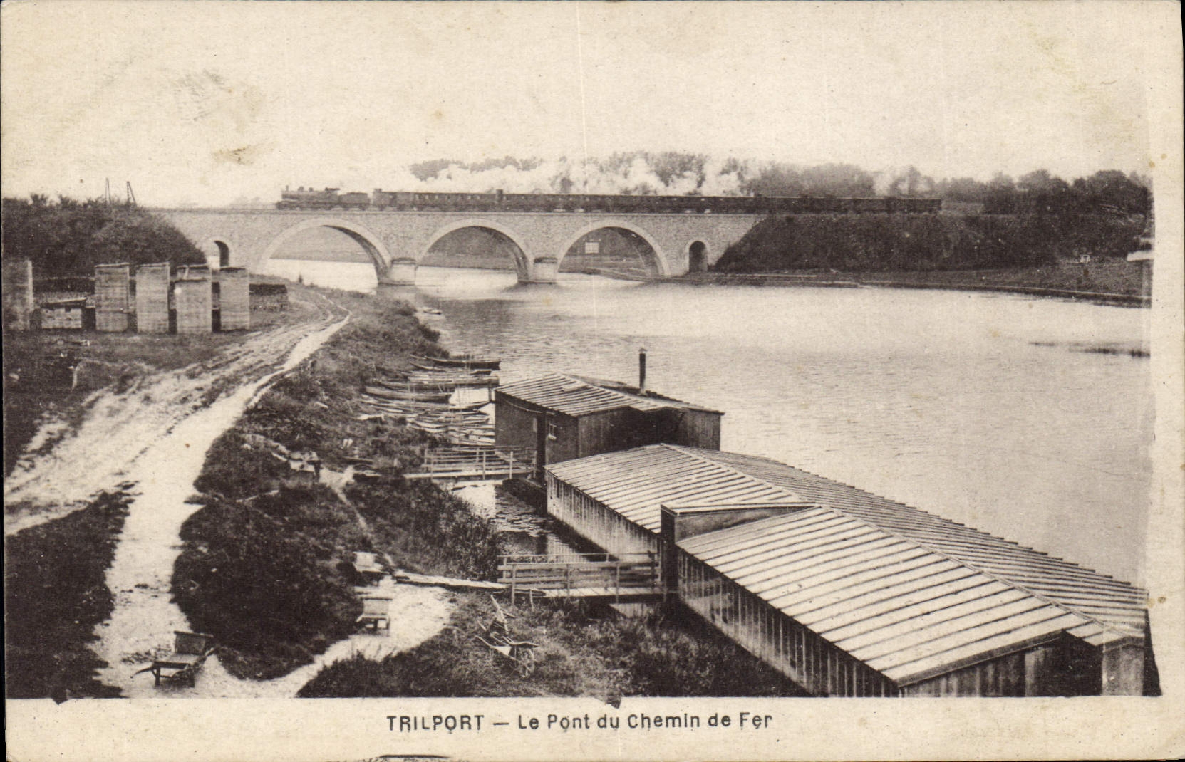 Trilport — Le Pont du Chemin de Fer — Éditeur non identifié, n° de série non visible