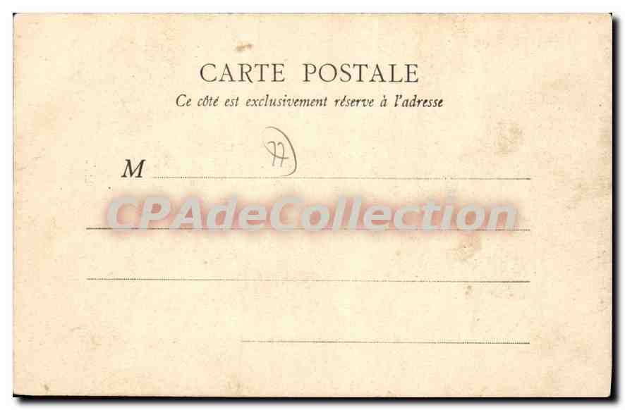 CPA Gretz Chateau De Bois Vignolles — Verso