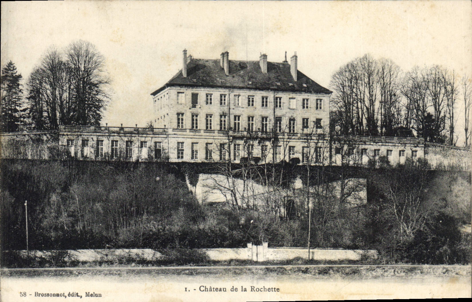 Château de la Rochette — Brossonnot, édit., Melun — n° 58