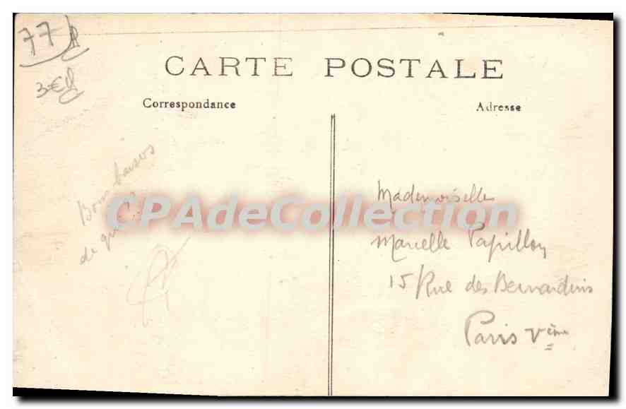 Ponthierry — Château des Bordes — éditeur non visible — Reverso