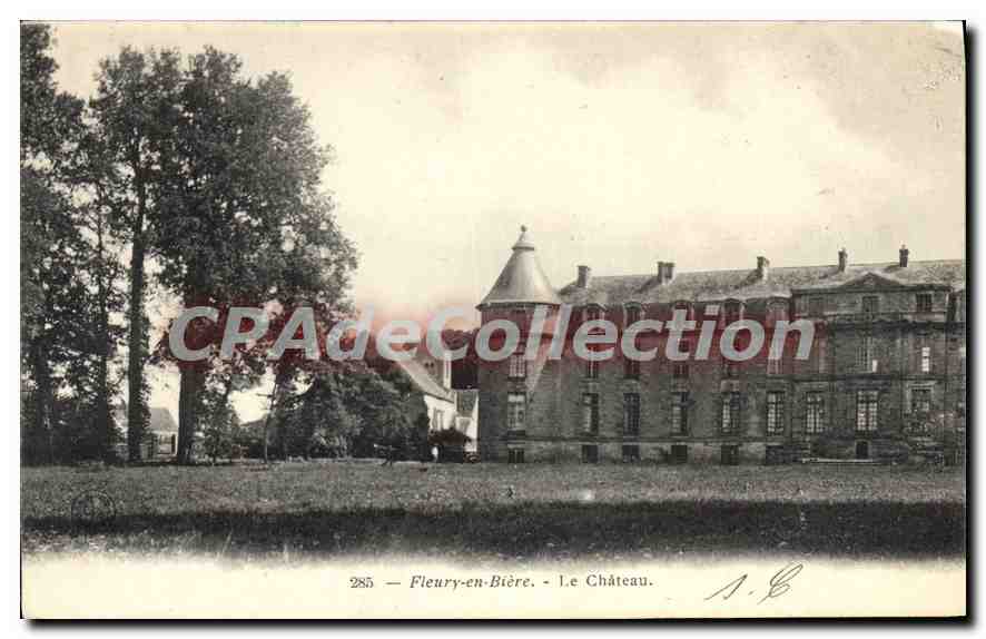 Fleury-en-Bière — Le Château — Collection J.B. n°285