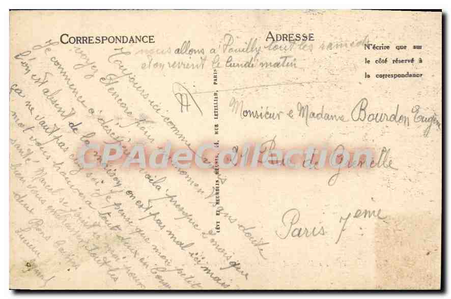 Thomery - La Ferme du Château des Pressoirs du Rot — LL — Verso