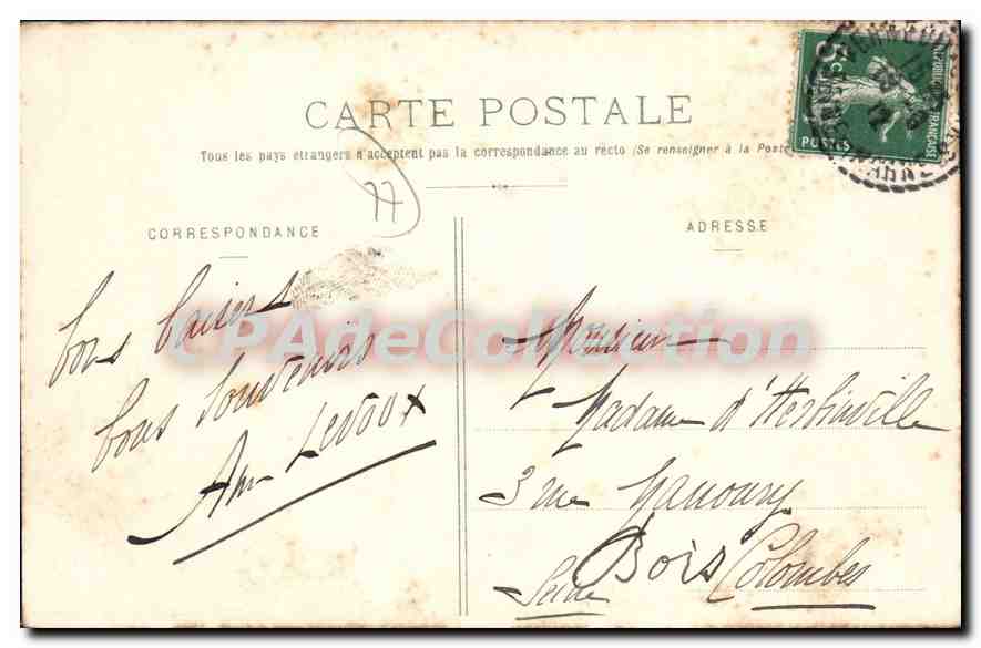 Beauvoir - Le Château, côté Nord — Denys Cocheire, n°391, Thibault, édit., Melun — Reverso