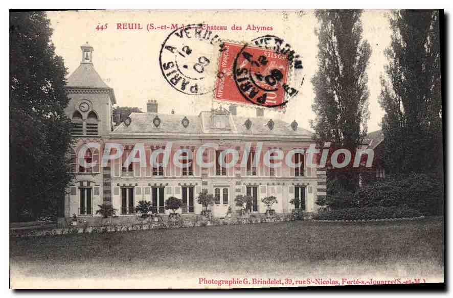 Château des Abymes — Reuilly (S.-et-M.) — Photographie G. Brindelet