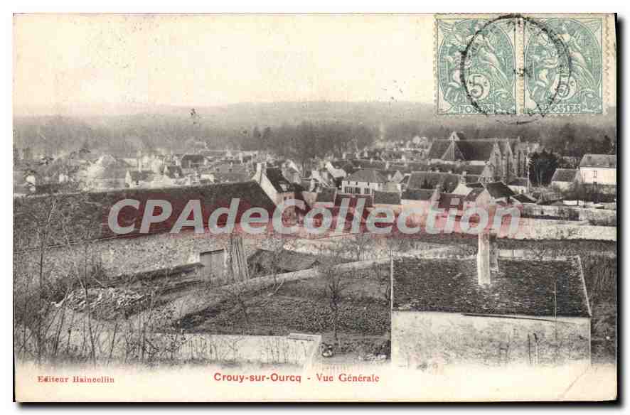 Crouy-sur-Ouercq — Vue Générale — Éditeur Haineellin
