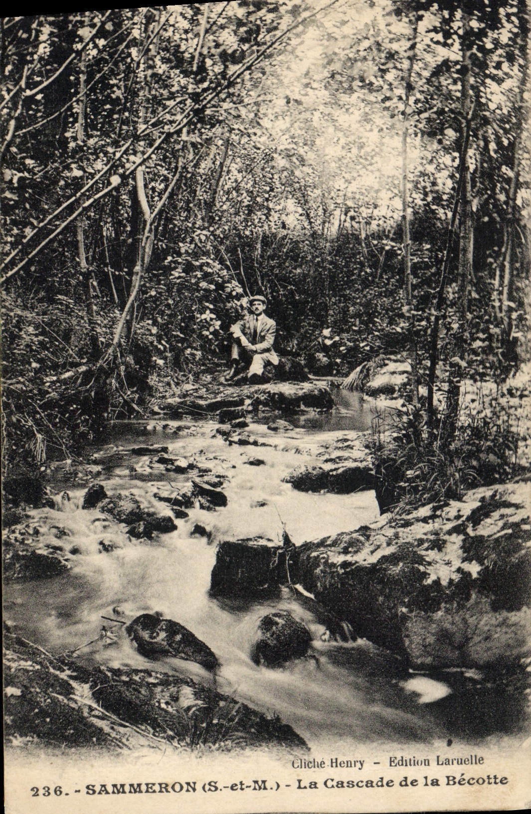 Sammeron (S.-et-M.) — La Cascade de la Bécotte — Cliché Henry, Édition Laruelle, n°236