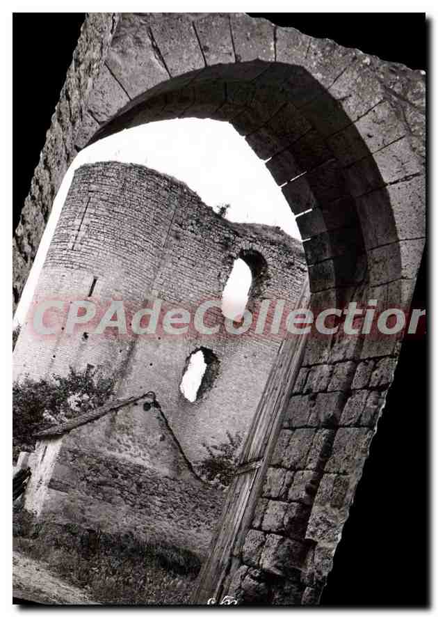 Château de Bransles — Le Pont-Levis et le Donjon (XIe siècle) — Photo-Edition E. Mignon, Villeneuve-la-Guyard