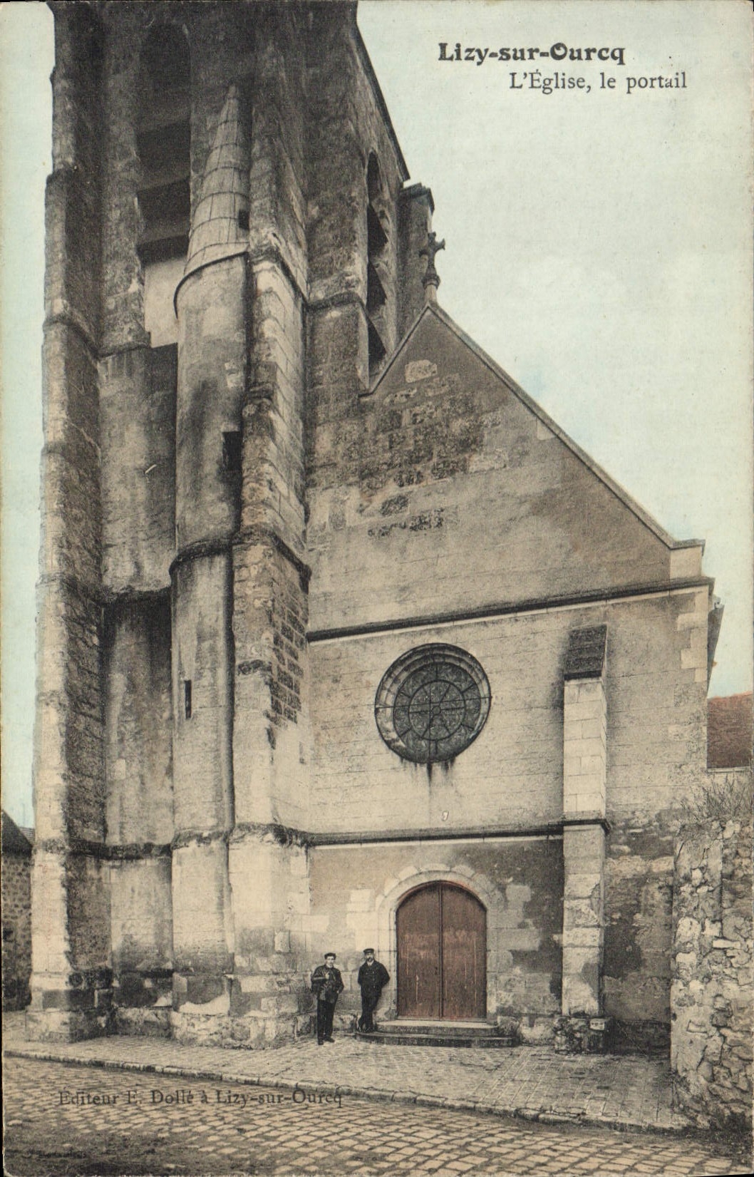 CPA Lizy Sur Ourcq L'Eglise Le Portail