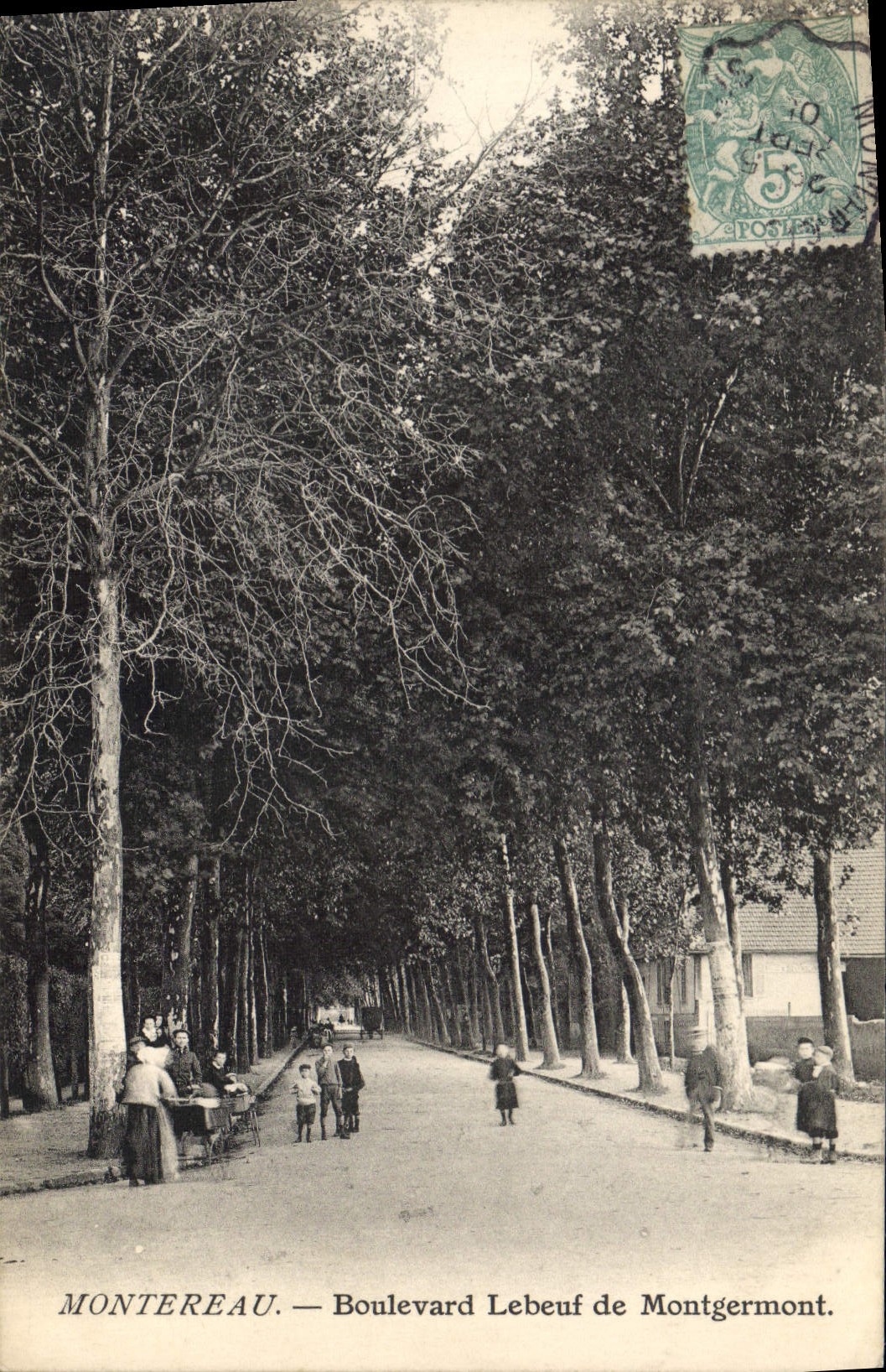 Montereau — Boulevard Lebeuf de Montgermont — editore non identificato