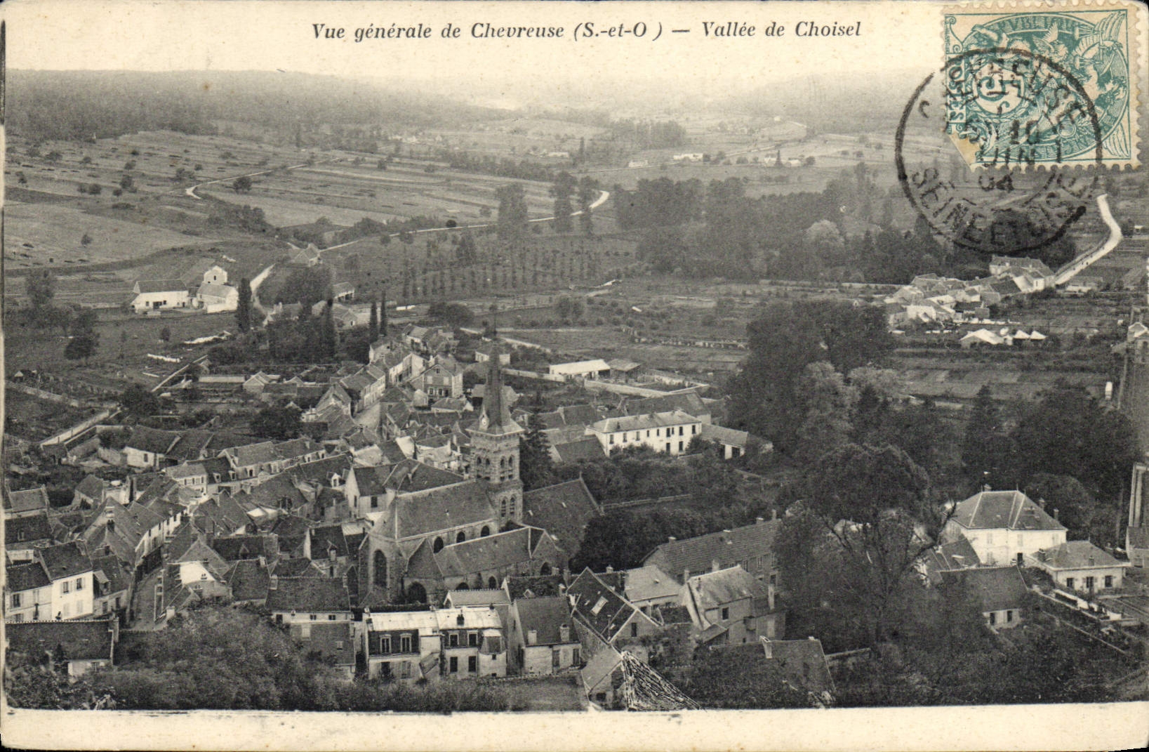 Chevreuse (S.-et-O) — Vallée de Choisel — A. Bourdier, imp.-édit., Versailles - Recto