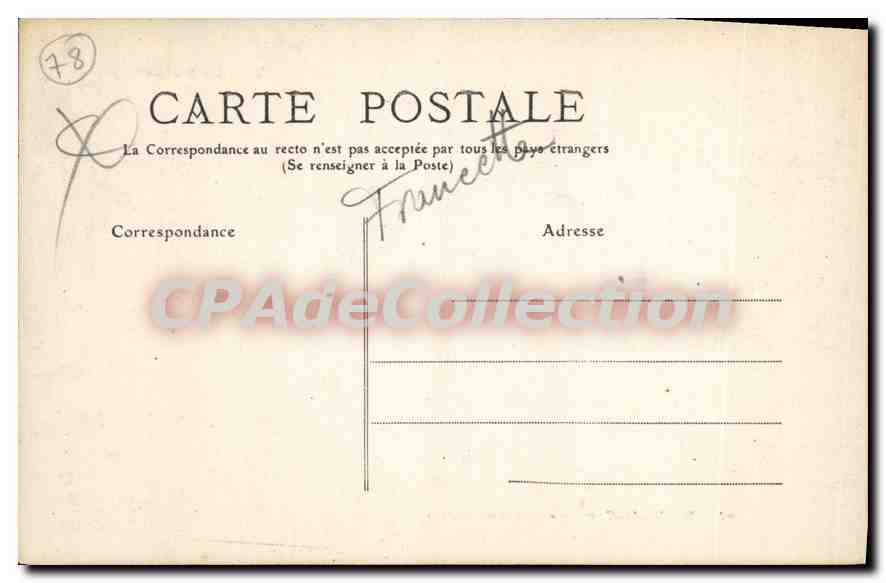 CPA Chevreuse Vallee De Chevreuse VAULX-de-CERNAY le grand moulin — Verso