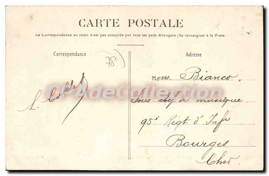 MAISONS-LAFFITTE — Lager der Zouaves — Verlag: Armuse, Paris — Rückseite